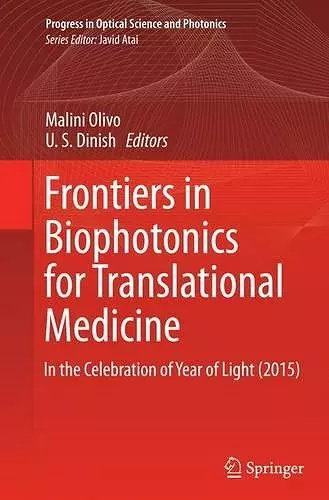 Frontiers in Biophotonics for Translational Medicine cover