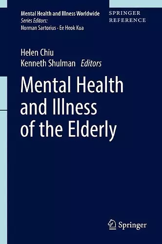 Mental Health and Illness of the Elderly cover