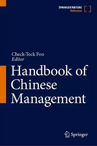 Handbook of Chinese Management cover