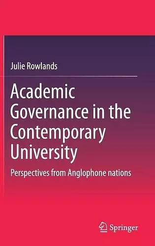 Academic Governance in the Contemporary University cover
