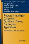 Progress in Intelligent Computing Techniques: Theory, Practice, and Applications cover