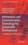 Information and Communication Technology for Sustainable Development cover