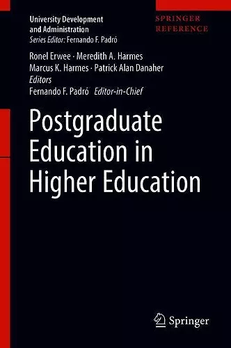Postgraduate Education in Higher Education cover