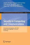 Security in Computing and Communications cover