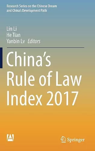 China’s Rule of Law Index 2017 cover