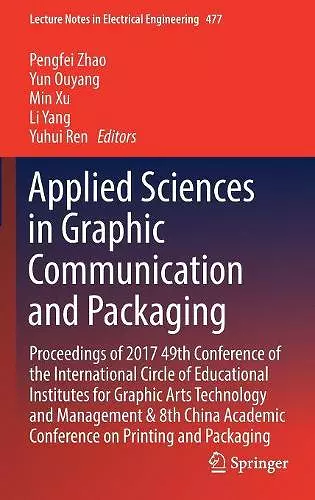 Applied Sciences in Graphic Communication and Packaging cover