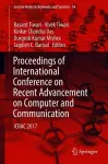 Proceedings of International Conference on Recent Advancement on Computer and Communication cover