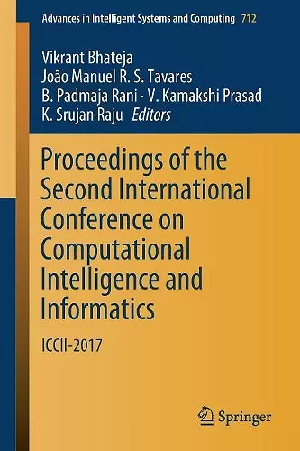 Proceedings of the Second International Conference on Computational Intelligence and Informatics cover