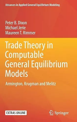 Trade Theory in Computable General Equilibrium Models cover