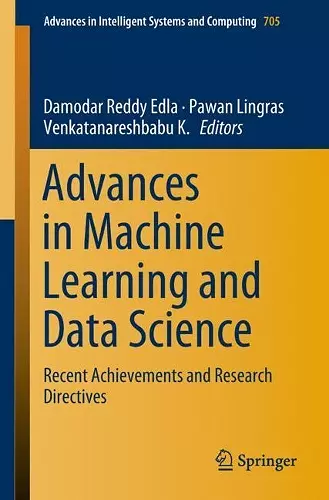 Advances in Machine Learning and Data Science cover