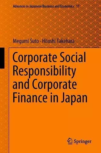 Corporate Social Responsibility and Corporate Finance in Japan cover