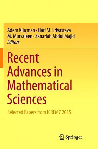 Recent Advances in Mathematical Sciences cover