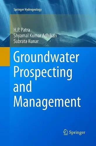 Groundwater Prospecting and Management cover