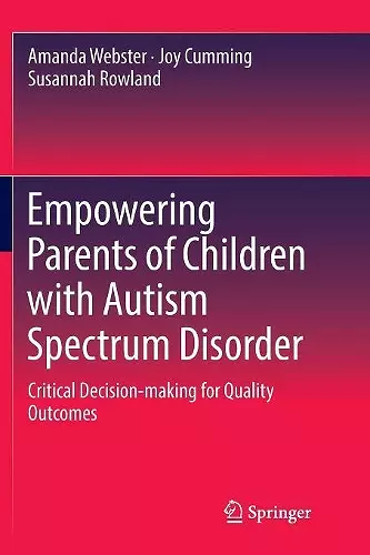 Empowering Parents of Children with Autism Spectrum Disorder cover