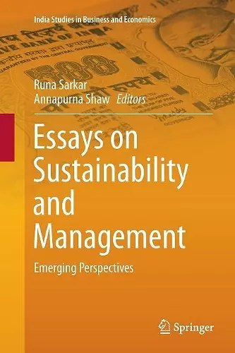 Essays on Sustainability and Management cover