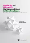 Algebraic And Geometric Combinatorics On Lattice Polytopes - Proceedings Of The Summer Workshop On Lattice Polytopes cover