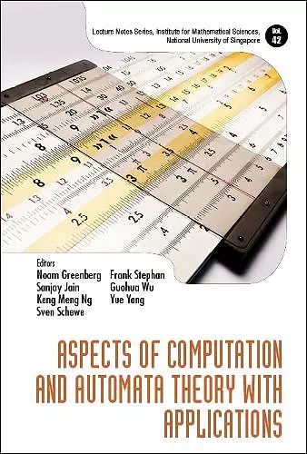 Aspects Of Computation And Automata Theory With Applications cover