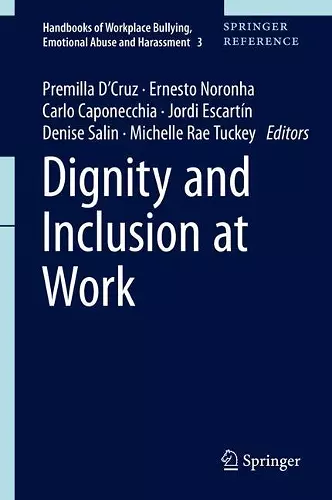 Dignity and Inclusion at Work cover