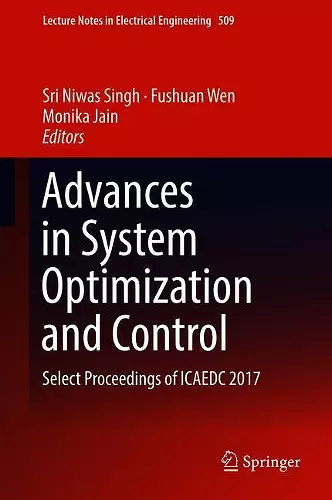 Advances in System Optimization and Control cover