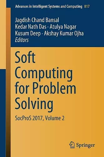 Soft Computing for Problem Solving cover