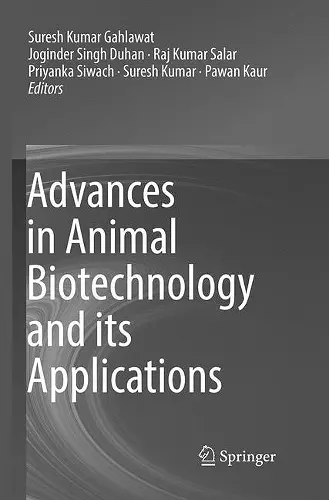 Advances in Animal Biotechnology and its Applications cover