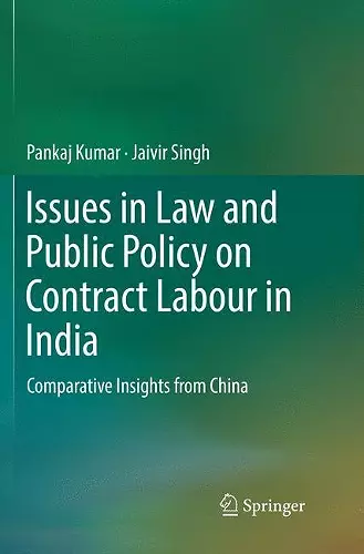 Issues in Law and Public Policy on Contract Labour in India cover
