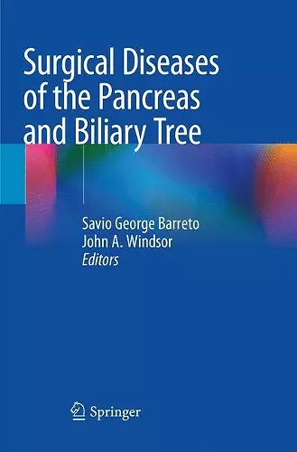 Surgical Diseases of the Pancreas and Biliary Tree cover