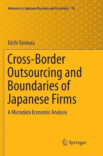 Cross-Border Outsourcing and Boundaries of Japanese Firms cover
