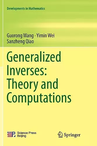 Generalized Inverses: Theory and Computations cover