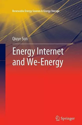 Energy Internet and We-Energy cover