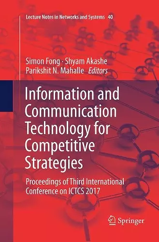 Information and Communication Technology for Competitive Strategies cover