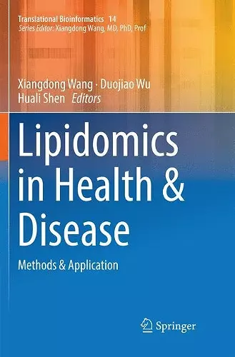 Lipidomics in Health & Disease cover