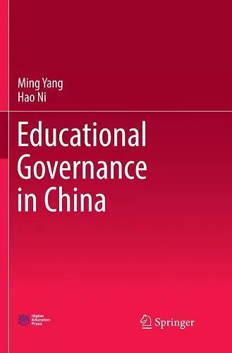 Educational Governance in China cover