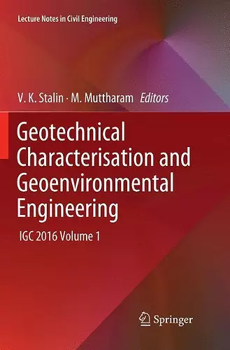 Geotechnical Characterisation and Geoenvironmental Engineering cover