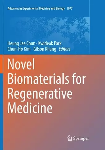 Novel Biomaterials for Regenerative Medicine cover