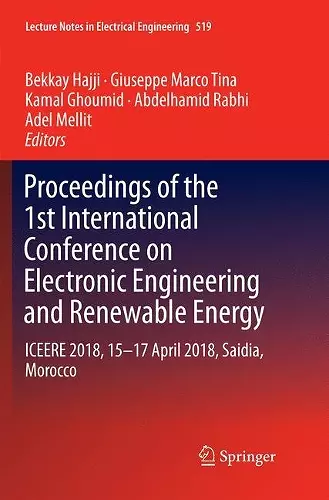 Proceedings of the 1st International Conference on Electronic Engineering and Renewable Energy cover