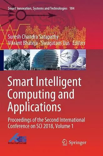 Smart Intelligent Computing and Applications cover