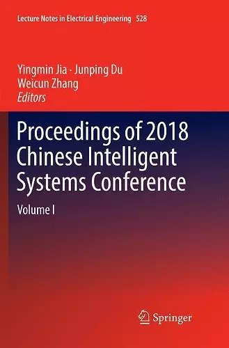 Proceedings of 2018 Chinese Intelligent Systems Conference cover