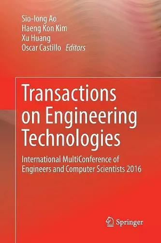 Transactions on Engineering Technologies cover