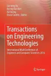 Transactions on Engineering Technologies cover