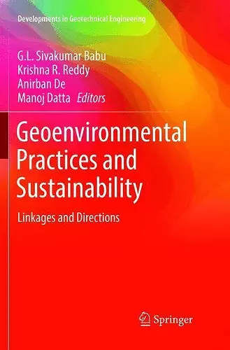 Geoenvironmental Practices and Sustainability cover