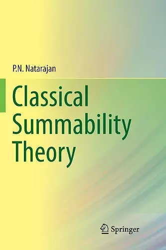 Classical Summability Theory cover