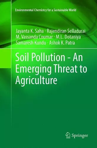 Soil Pollution - An Emerging Threat to Agriculture cover