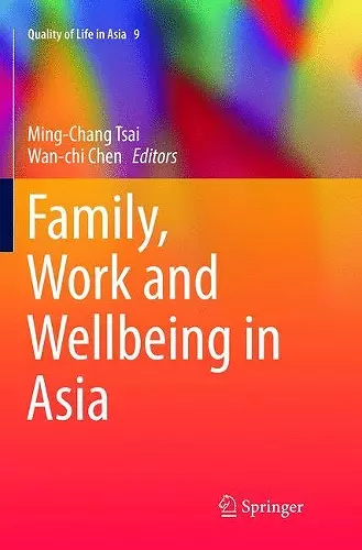 Family, Work and Wellbeing in Asia cover