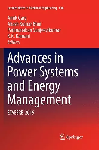 Advances in Power Systems and Energy Management cover