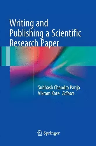 Writing and Publishing a Scientific Research Paper cover