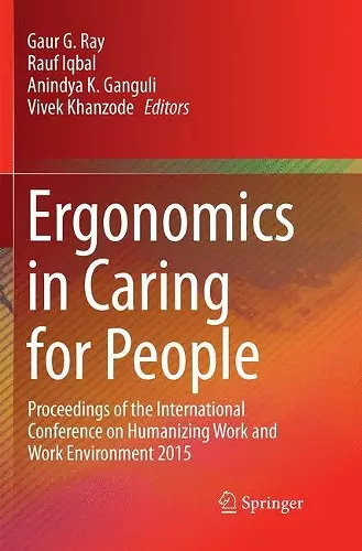 Ergonomics in Caring for People cover