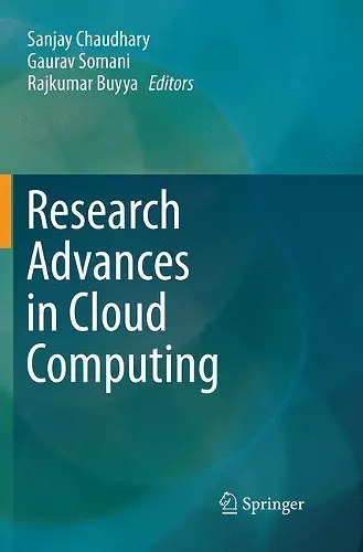 Research Advances in Cloud Computing cover