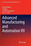 Advanced Manufacturing and Automation VII cover