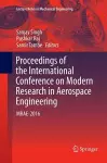 Proceedings of the International Conference on Modern Research in Aerospace Engineering cover